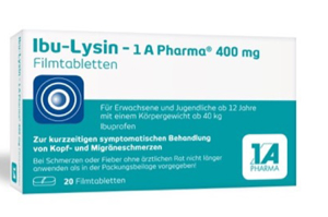 IBU-LYSIN 1A Pharma 400 mg Compresse rivestite con film, 20 Capsule