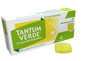TANTUM VERDE 3 mg in pastiglie al gusto di limone, 20 pezzi