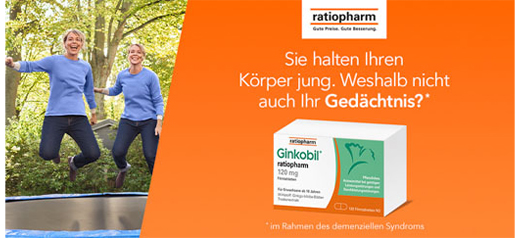GINKOBIL-ratiopharm 120 mg compresse rivestite con film, 120 pz