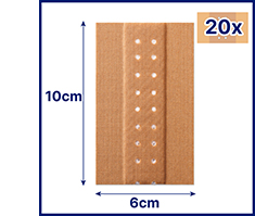 HANSAPLAST Gesso classico 6 cmx2 m, 1 pz