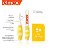 ELMEX Scovolini interdentali ISO misura 4 0,7 mm giallo, 8 pz
