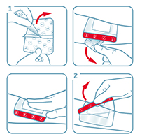 LEUKOMED T plus skin sensitive sterile 8x10 cm, 5 pz