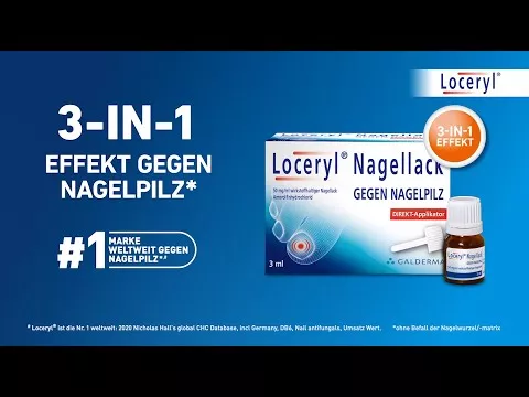 Video su Applicatore di smalto per unghie Loceryl contro i funghi delle unghie DIREKT-, 1,25 ml