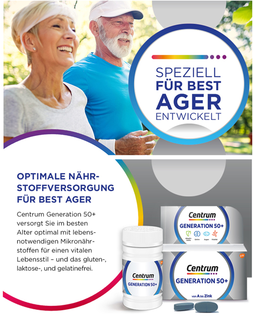 CENTRUM Compresse Generation 50+, 30 pezzi