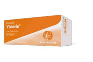 CETIRIZIN Vividrin 10 mg compresse rivestite con film, 100 pz