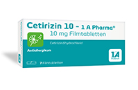 CETIRIZIN 10-1A Compresse rivestite con film Pharma, 50 pz