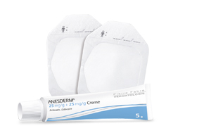 ANESDERM 25 mg/g + 25 mg/g crema + 2 cerotti, 5 g