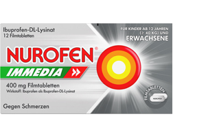 NUROFEN Immedia 400 mg compresse rivestite con film, 12 pz