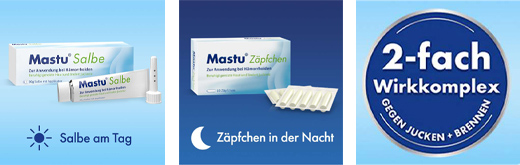 MASTU Supposta per emorroidi, 10 pezzi