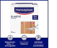 HANSAPLAST Gesso elastico 6 cmx5 m, 1 pz