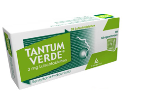 TANTUM VERDE 3 mg in pastiglie al gusto di menta, 20 pezzi