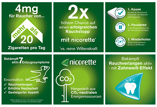 NICORETTE Gomma da masticare al frutto fresco da 2 mg, 210 pezzi