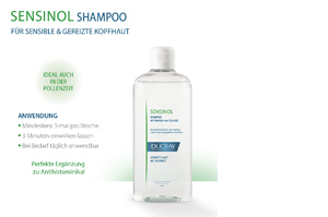 DUCRAY SENSINOL Shampoo con Physio Skin Protection, 400 ml