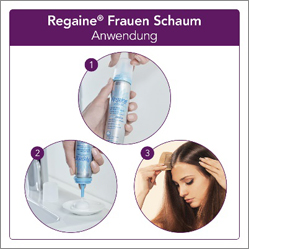 REGAINE Schiuma per donne 50 mg/g, 2X60 g