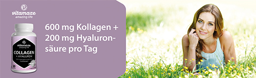 COLLAGEN 300 mg+Hyaluron 100 mg capsule ad alto dosaggio, 60 pz