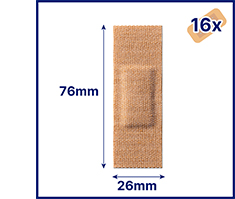 HANSAPLAST strisce di intonaco impermeabile extra robusto, 16 pz