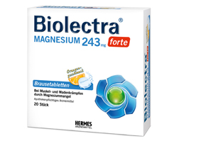 BIOLECTRA Magnesio 243 mg forte Arancio Scheda effervescente, 40 pz