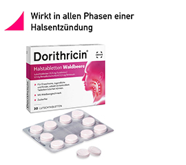 DORITHRICIN Pastiglie per la gola ai frutti di bosco, 40 pz