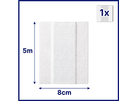 HANSAPLAST Gesso sensibile 8 cmx5 m in rotolo, 1 pz