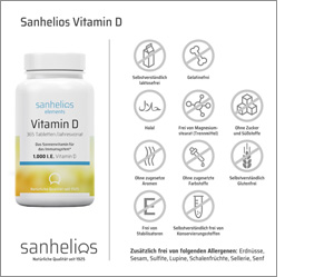 SANHELIOS Vitamina D 1.000 U.I. compresse, 365 pz
