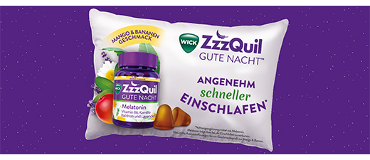 WICK ZzzQuil Good Night Mango & Banana, 30 pz