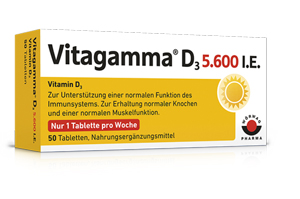 VITAGAMMA D3 5.600 U.I. vitamina D3 NEM Compresse, 50 pz