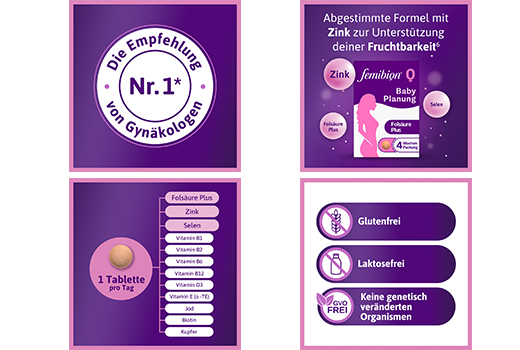 FEMIBION 0 Compresse per la pianificazione del bambino, 84 pezzi