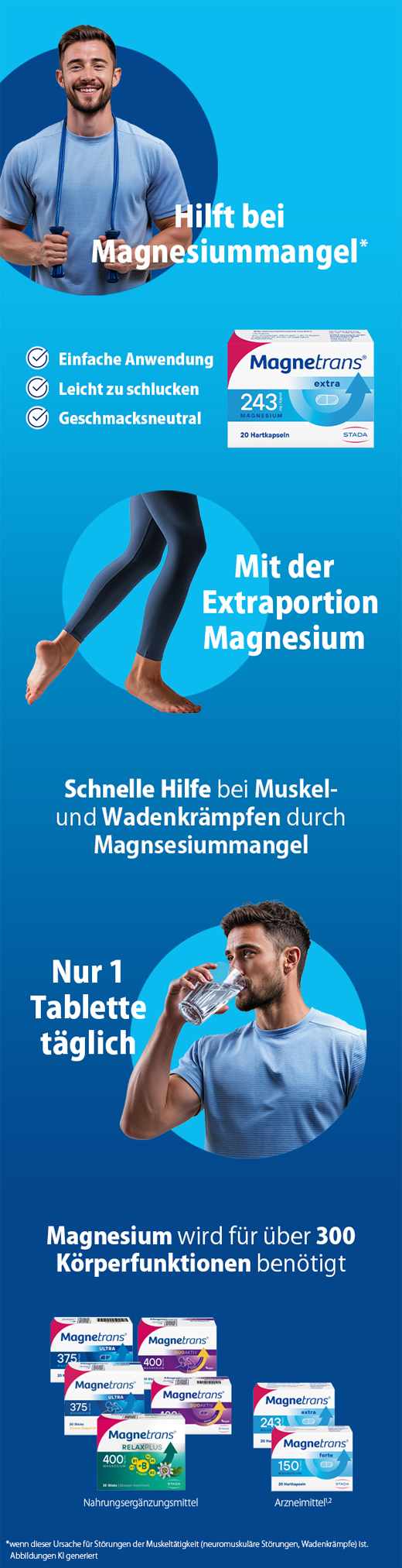 MAGNETRANS capsule rigide extra da 243 mg, 100 pz