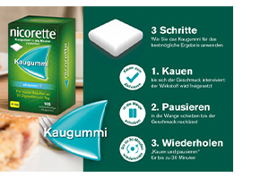 NICORETTE Gomma da masticare 4 mg alla menta bianca, 30 pz