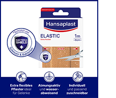 HANSAPLAST Gesso elastico 8 cmx1 m, 1 pz
