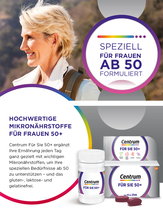 CENTRUM per voi 50+ capsule, 30 pezzi