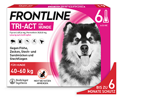 FRONTLINE Tri-Act soluzione in gocce per cani 40-60 kg, 6 pz