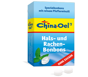 CHINA ÖL Caramelle per la gola e la tosse senza zucchero, 40 g