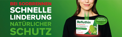 REFLUTHIN per il bruciore di stomaco compresse masticabili alla menta, 16 pz