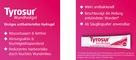 TYROSUR Gel curativo per ferite, 5 g