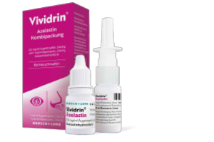 VIVIDRIN Azelastina combip. 0,5mg/ml ATR+1mg/ml NAS, 1 P