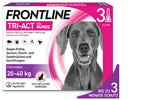 FRONTLINE Tri-Act soluzione in gocce per cani 20-40 kg, 3 pz