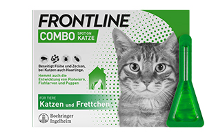 FRONTLINE Combo Preparato per pelle di gatto, 6 pezzi