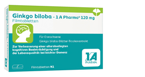 GINKGO BILOBA-1A Pharma 120 mg Compresse rivestite con film, 120 Capsule