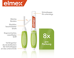 ELMEX Scovolini interdentali ISO misura 5 0,8 mm verde, 8 pz