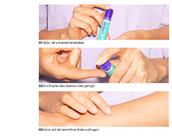 QIQU SOS Gel riparatore della pelle, 2X5 ml