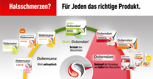 DOBENDAN Flurbiprofene spray diretto Miele & Limone, 15 ml