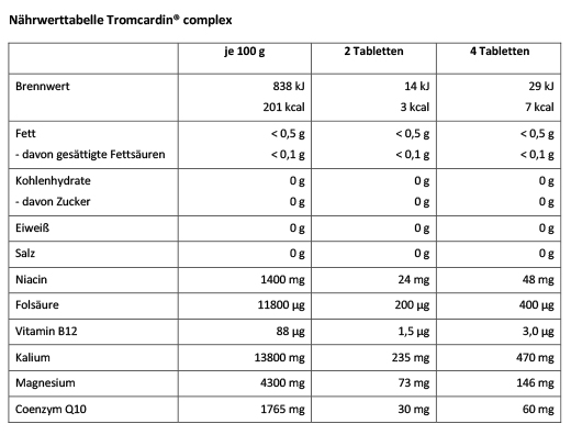TROMCARDIN compresse complesse, 180 pezzi