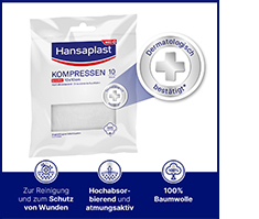 HANSAPLAST Compresse sterili 10x10 cm, 5X2 pz