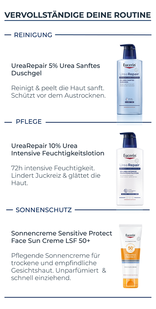 EUCERIN UreaRepair Crema Viso 5% Giorno, 50 ml