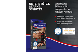 HANSAPLAST Fascia da polso sportiva taglia M, 1 pz