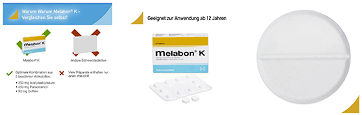 MELABON compresse K, 20 pz