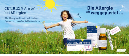 CETIRIZIN Aristo per le allergie 10 mg compresse rivestite con film, 20 pz