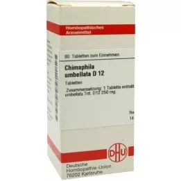 CHIMAPHILA UMBELLATA D 12 compresse, 80 pz