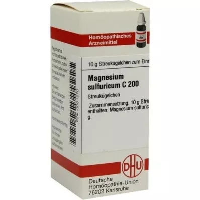 MAGNESIUM SULFURICUM Globuli C 200, 10 g